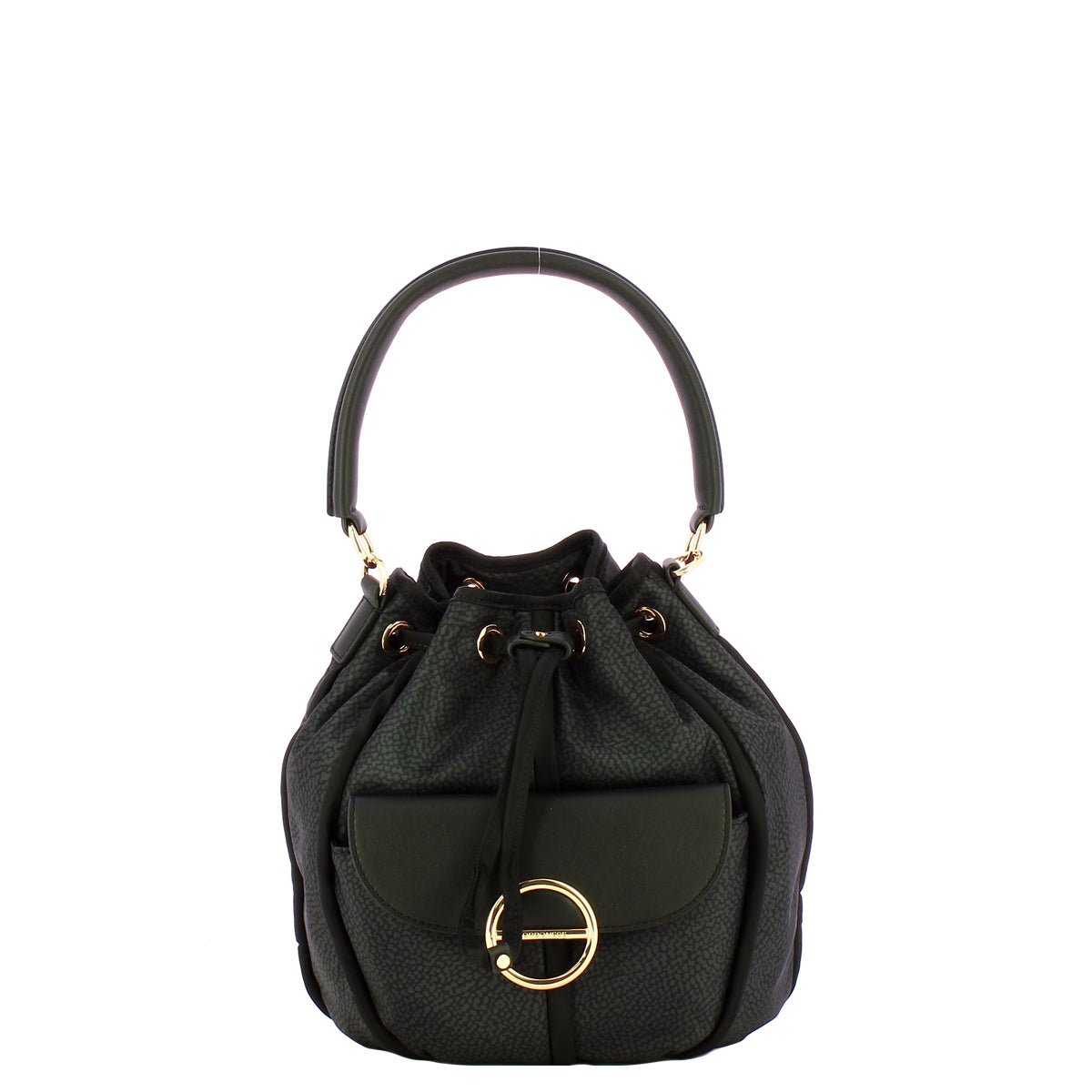 Borbonese - Secchiello Cottage Small Dark Black - 91010121AJ0 - DARK/BLACK