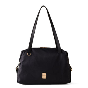 Borbonese - Borsa shopping Medium Dark Black - 91010043AH1 - DARK/BLACK
