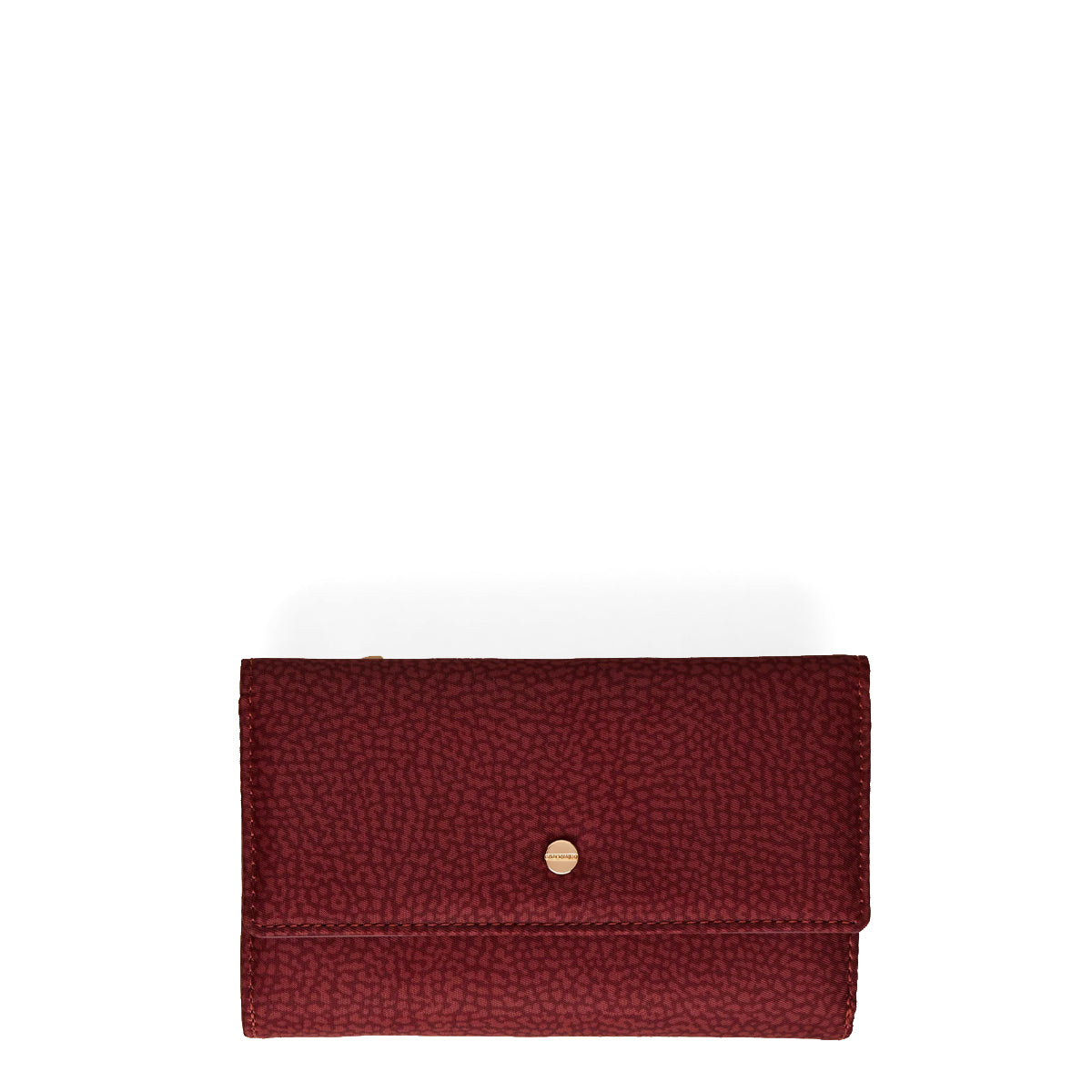 Borbonese - Medium RFID Merlot Wallet in recycled fabric - 930115I15 - MERLOT