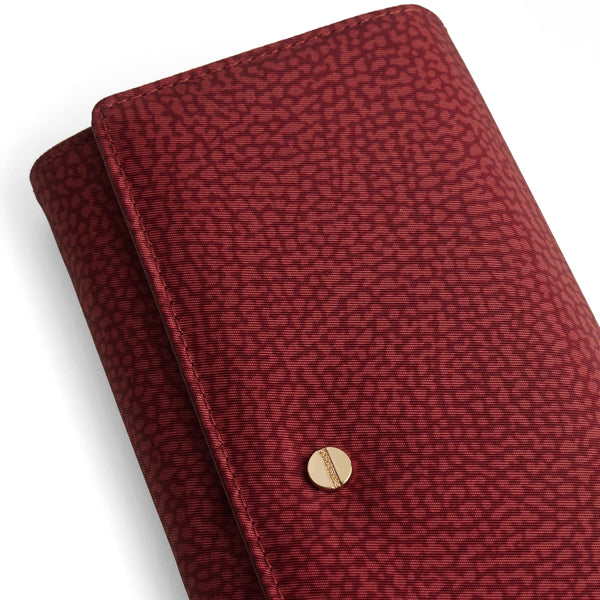 Borbonese - Large RFID Wallet in recycled NylonMerlot - 930112I15 - MERLOT