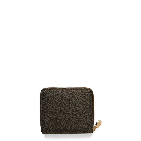 Borbonese - Zip Around Medium Wallet with RFID in recycled nylon Alloro - 930156I15 - ALLORO