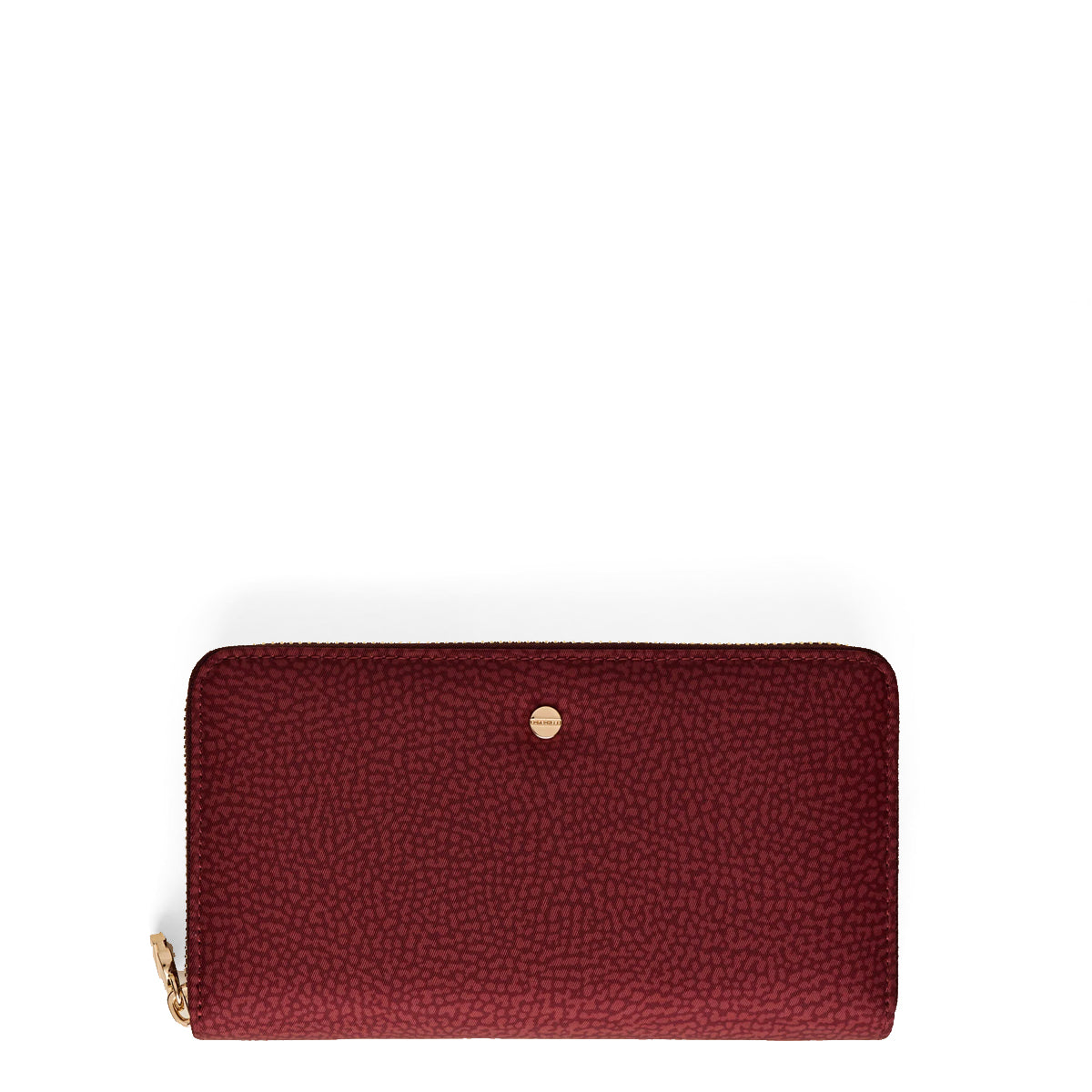 Borbonese - Zip Around Wallet with RFID in recycled nylon Merlot - 930155I15 - MERLOT