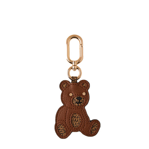 Borbonese - Portachiavi Orso OP Naturale Cuoio - 910775223 - OP/NATURALE/CUOIO