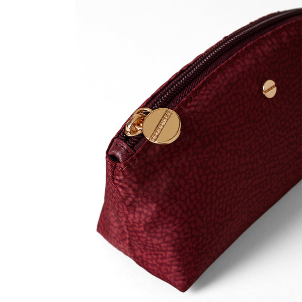 Borbonese - Small recyled fabric Pouch Merlot - 932028I15 - MERLOT