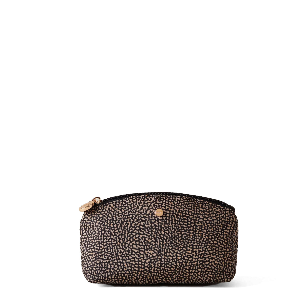 Borbonese - Small recyled fabric Pouch OP Naturale Nero - 932028I15 - OP/NATURALE/NERO