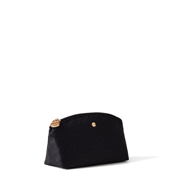 Borbonese - Small recyled fabric Pouch Dark Black - 932028I15 - DARK/BLACK