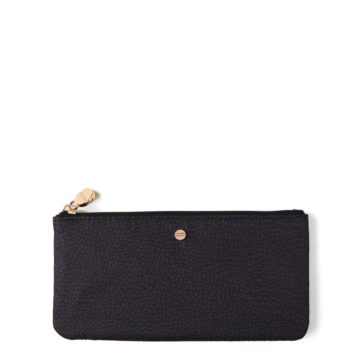 Borbonese - Flat Pouch Dark Black - 932027I15 - DARK/BLACK