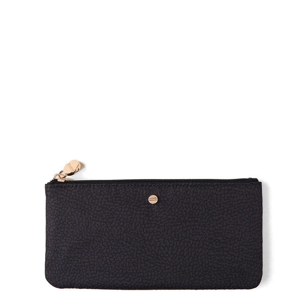 Borbonese - Flat Pouch Dark Black - 932027I15 - DARK/BLACK
