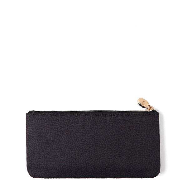Borbonese - Flat Pouch Dark Black - 932027I15 - DARK/BLACK