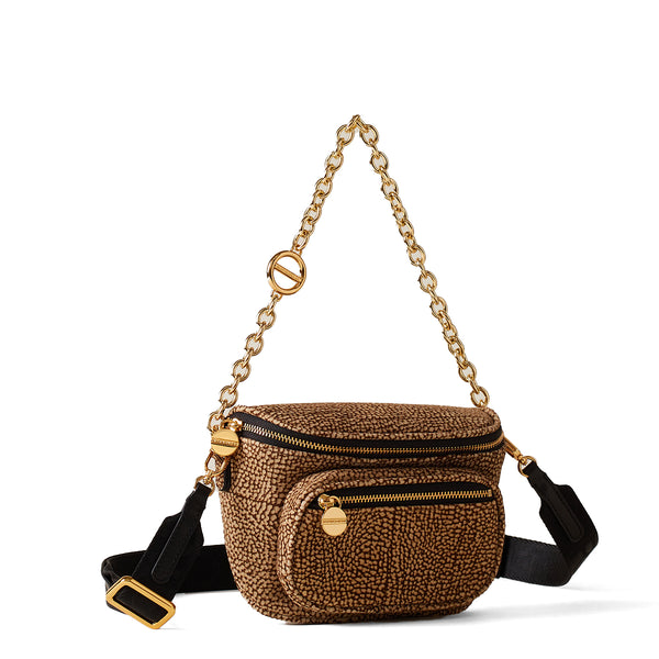 Borbonese - Coquille OP Naturale leather Belt Bag - 91020043684 - OP/NATURALE