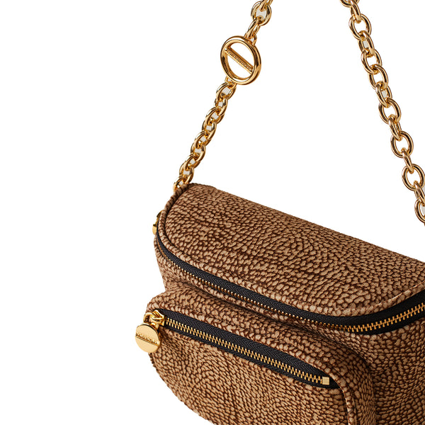 Borbonese - Coquille OP Naturale leather Belt Bag - 91020043684 - OP/NATURALE