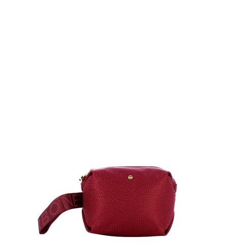 Borbonese - Vanity Case in Recycled Nylon Merlot - 932025I15 - MERLOT
