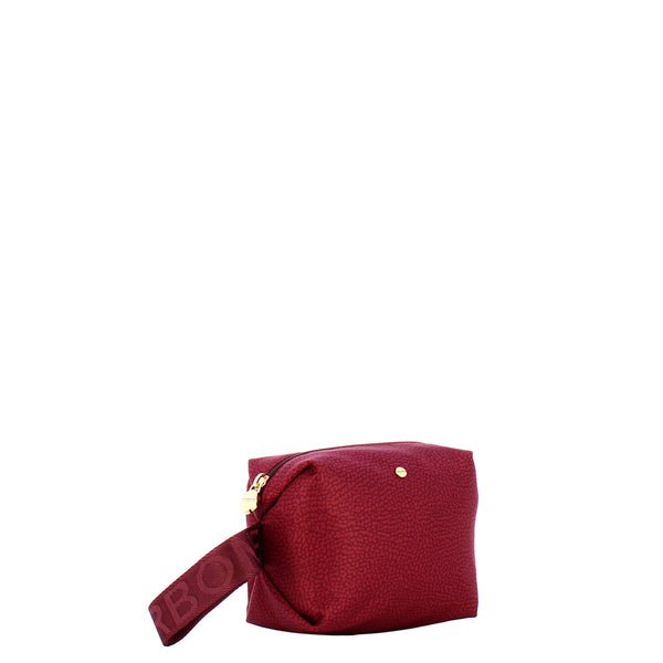 Borbonese - Vanity Case in Recycled Nylon Merlot - 932025I15 - MERLOT