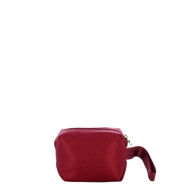 Borbonese - Vanity Case in Recycled Nylon Merlot - 932025I15 - MERLOT