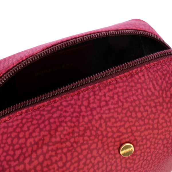 Borbonese - Vanity Case in Recycled Nylon Merlot - 932025I15 - MERLOT
