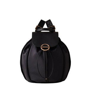 Borbonese - Zaino Medium Cottage Dark Black - 91010122AJ0 - DARK/BLACK