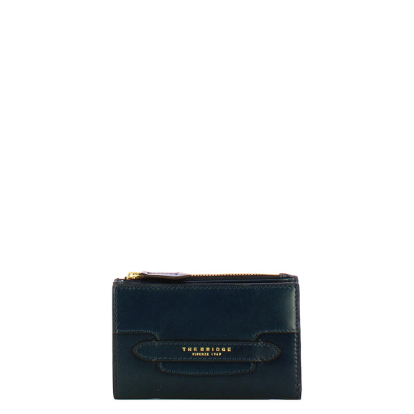 The Bridge - Lucrezia Medium Oltremare Wallet - 01791301 - OLTREMARE/ABB./ORO