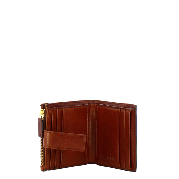 The Bridge - Lucrezia Small Marrone Wallet - 01800501 - MARRONE/14/ORO