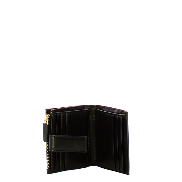 The Bridge - Lucrezia Small Nero Wallet - 01800501 - NERO/ABB./ORO