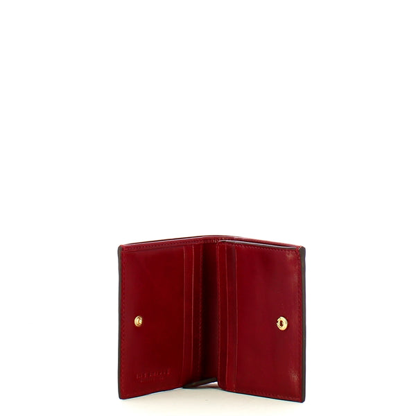 The Bridge - Lucrezia Small Rosso Ribes Wallet - 01802401 - ROSSO/RIBES/ABB.ORO