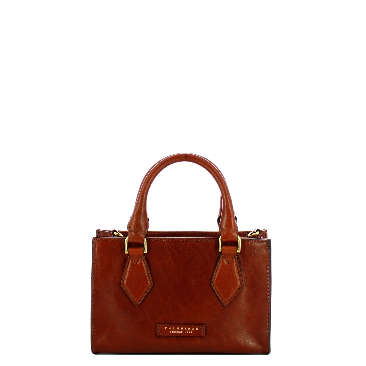 The Bridge - Ida Marrone Handbag - 04100501 - MARRONE/14/ORO