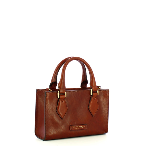 The Bridge - Ida Marrone Handbag - 04100501 - MARRONE/14/ORO
