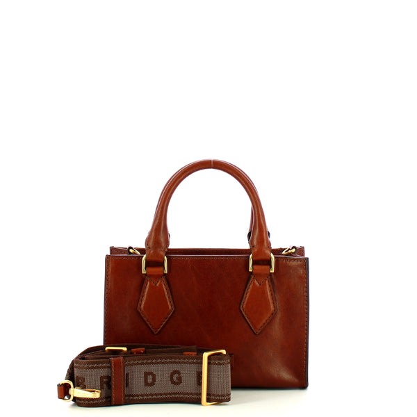 The Bridge - Ida Marrone Handbag - 04100501 - MARRONE/14/ORO