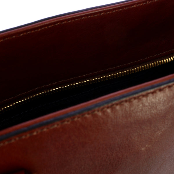 The Bridge - Ida Large Marrone Handbag - 04101501 - MARRONE/14/ORO