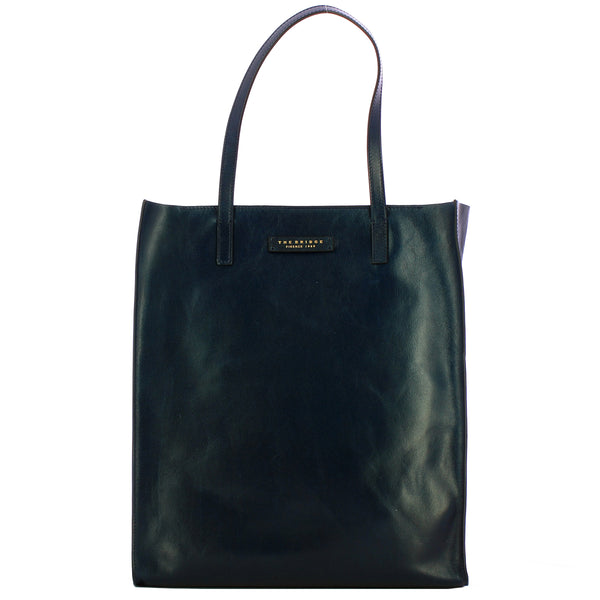 The Bridge - Mirra Oltremare Shopping Bag - 04130401 - OLTREMARE/ABB./ORO