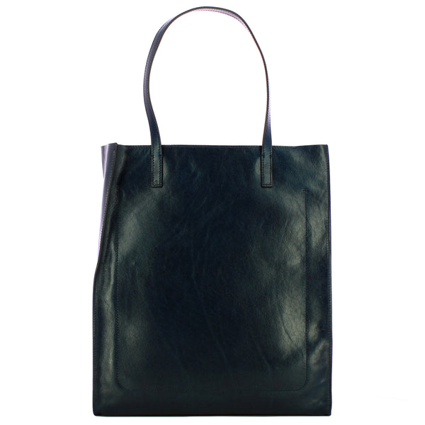 The Bridge - Mirra Oltremare Shopping Bag - 04130401 - OLTREMARE/ABB./ORO