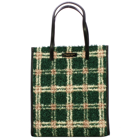 The Bridge - Shopping Bag Mirra Wow Check Tirolo Nero - 041304FY - CHECK/TIROLO/NERO/ABB./ORO