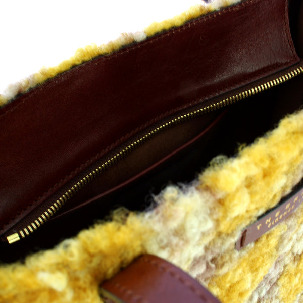 The Bridge - Shopping Bag Mirra Wow Check Mais Marrone - 041304FY - CHECK/MAIS/14/ABB/ORO