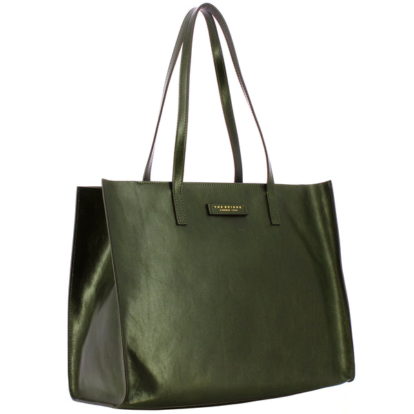 The Bridge - Mirra Tirolo Shopping Bag - 04131401 - TIROLO/ABB./ORO