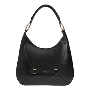 The Bridge - Borsa a spalla Isabella Hobo Nero - 04501501 - NERO/ABB./ORO