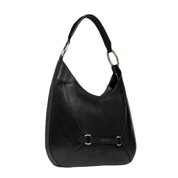 The Bridge - Borsa a spalla Isabella Hobo Nero - 04501501 - NERO/ABB./ORO