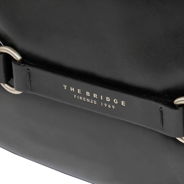 The Bridge - Borsa a spalla Isabella Hobo Nero - 04501501 - NERO/ABB./ORO