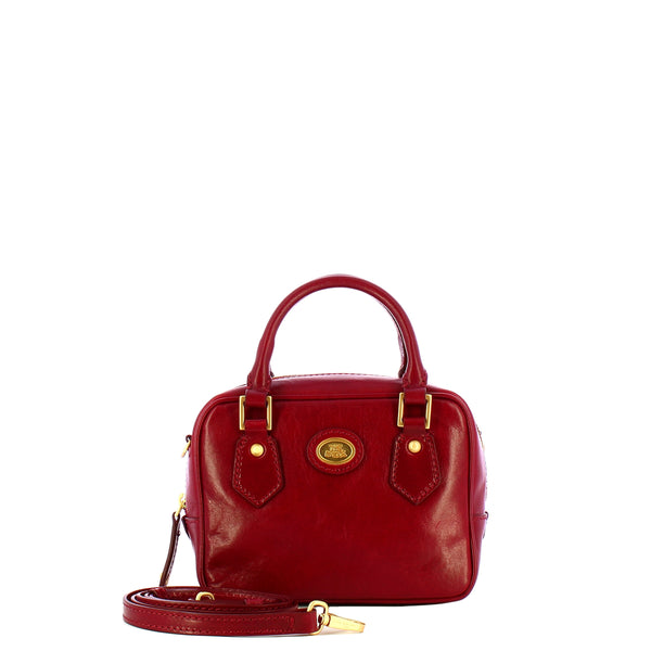 The Bridge - Stodo Rosso Ribes Small Handbag - 04540501 - ROSSO/RIBES/ABB.ORO