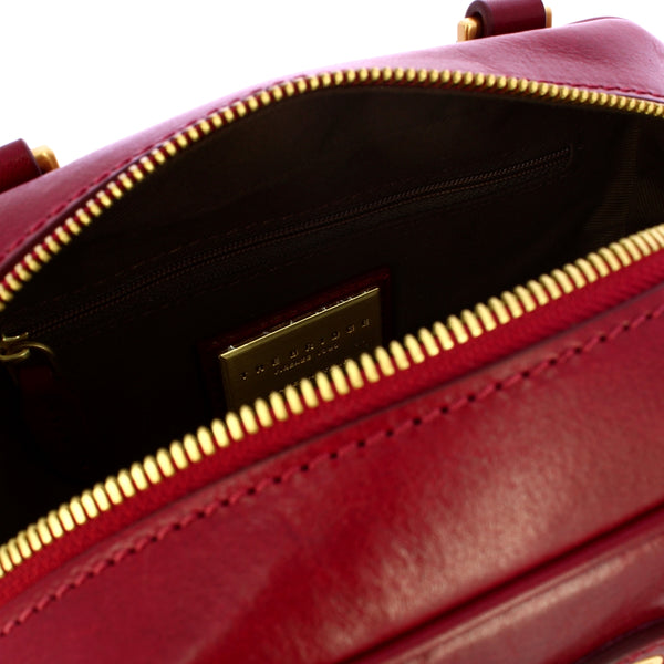 The Bridge - Stodo Rosso Ribes Small Handbag - 04540501 - ROSSO/RIBES/ABB.ORO