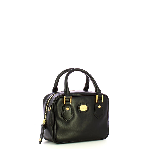 The Bridge - Stodo Nero Small Handbag - 04540501 - NERO/ABB./ORO