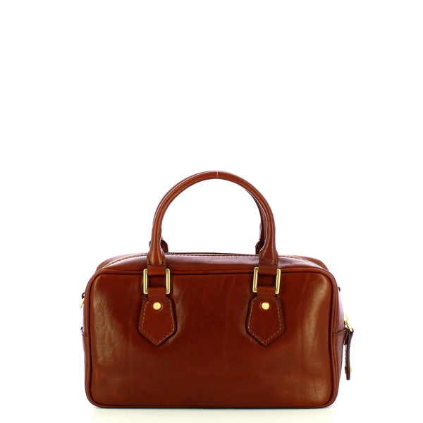 The Bridge - Stodo Marrone Bowling Bag - 04541501 - MARRONE/14/ORO