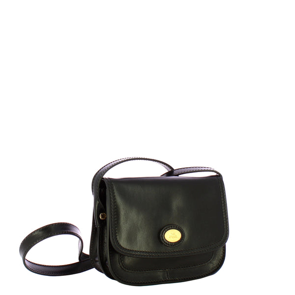The Bridge - Stodo Nero Oro Small Crossbody Bag - 04543501 - NERO/ABB./ORO