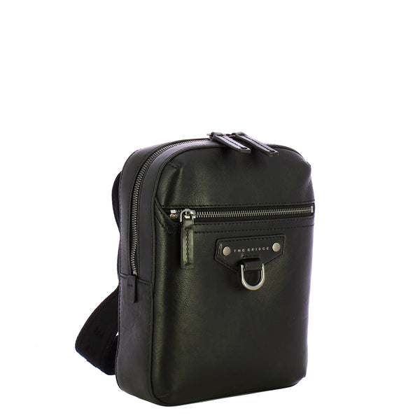 The Bridge - Borsello grande Iacopo Nero - 056915EX - NERO/ABB./RUTENIO/SCURO