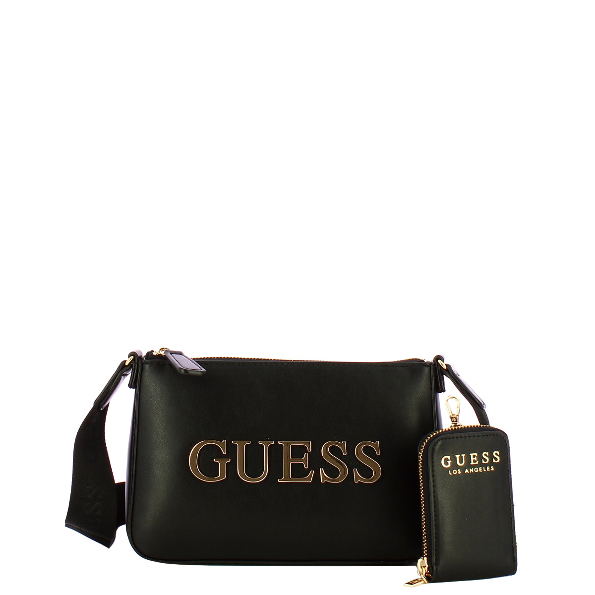 Guess - Mini Top Zip Beacon Falls Black Crossbody Bag - HFVG9035690 - BLACK