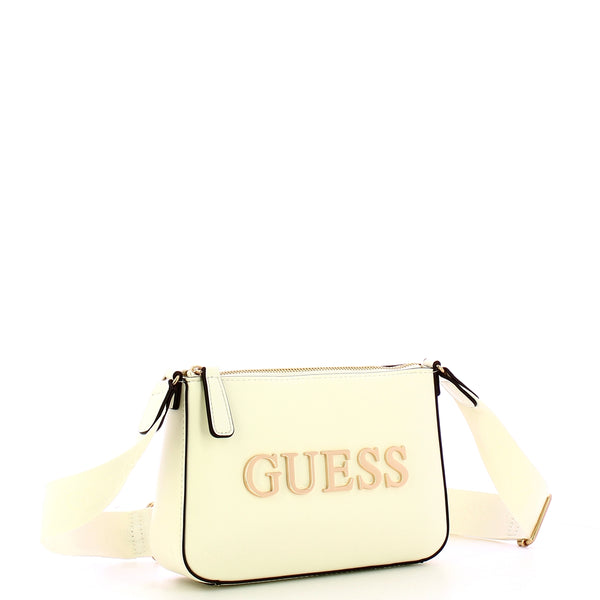 Guess - Mini Top Zip Beacon Falls Cream Crossbody Bag - HFVG9035690 - CREAM