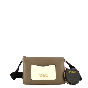 Guess - Bogue Mini Cement Multi Crossbody Bag - HFSA9158700 - CEMENT/MULTI