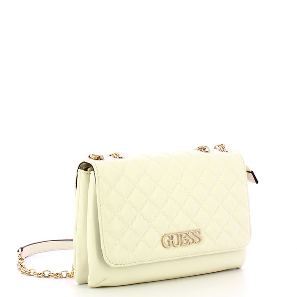 Guess - Alazne Medium Off White Crossbody Bag - HWALAZP3521 - OFF/WHITE