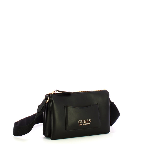 Guess - Bogue Mini Black Crossbody Bag - HFLG9158700 - BLACK