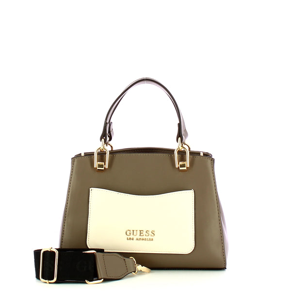 Guess - Bogue Small Cement Multi Handbag - HFSA9158050 - CEMENT/MULTI