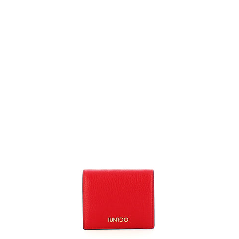 Iuntoo - Armonia Small Rosso Bifold Wallet - 167068 - ROSSO