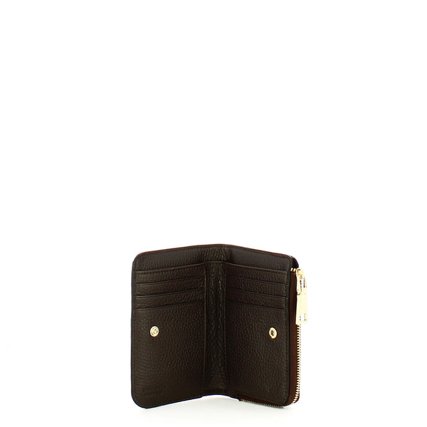 Iuntoo - Armonia Medium Cioccolato Wallet with zip - 167073 - CIOCCOLATO